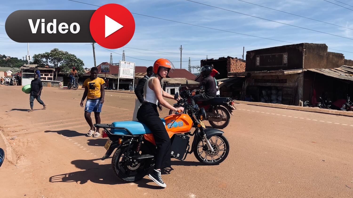 VIDEO | Maxime riding Bob Model-X in Uganda.
